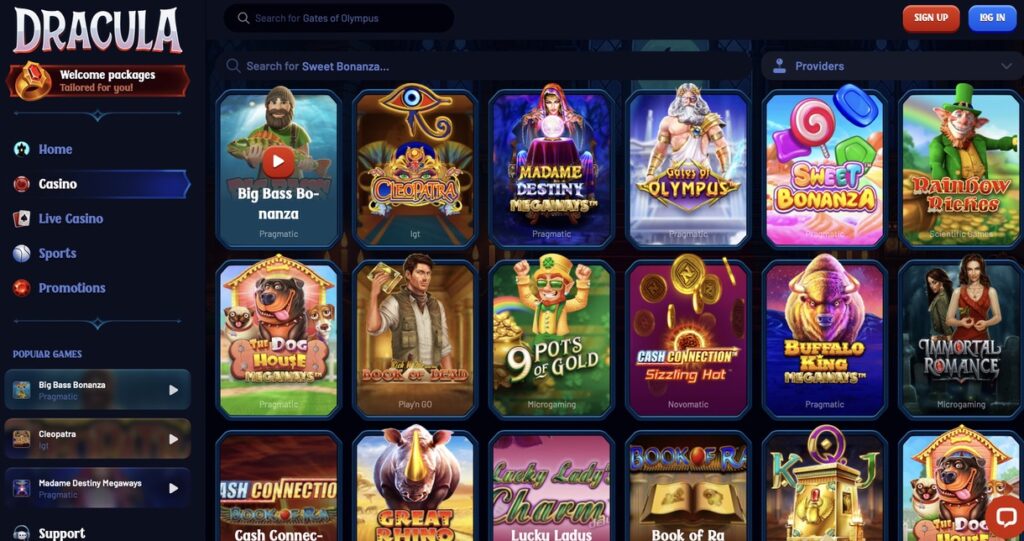 Best Non UK Casino For Slot Variety